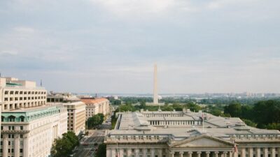 Washington DC photo following US Presidential election 2020 between Trump and Biden Canada immigration law pr