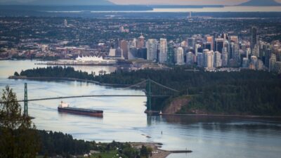 City of vancouver sunset