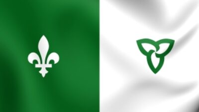 Franco ontarian flag