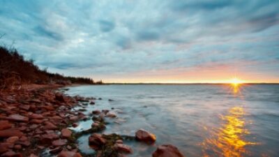 Pei coast sun