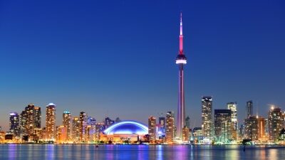 Toronto night cntower