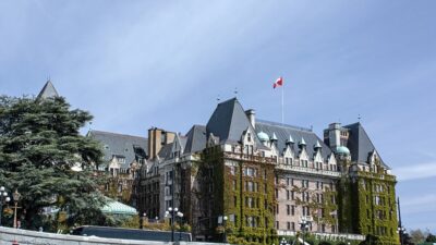 Victoria british columbia hotel landmark